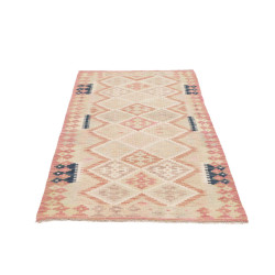 Hand Made Rug Kilim Afghanistan 98x191 Pale Pin