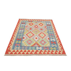 Hand Made Rug Kilim Afghanistan 120x175 Sky Blu