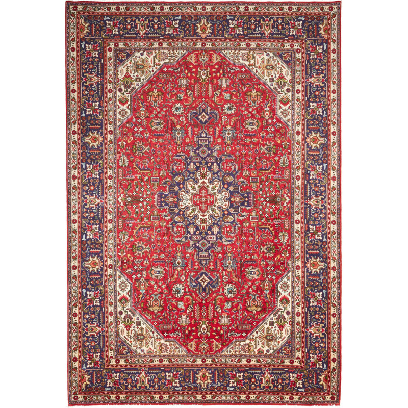 Tabriz 200x297 Cm Tabriz Persia Hand-carded Wool (warp: