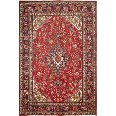 Tabriz 203x304 Cm Tabriz, Persia, Hand-carded Wool (warp: