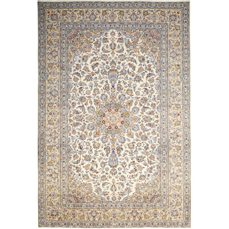 Kashan 206x315 Cm Kashan, Persia, Hand-carded Wool (warp: