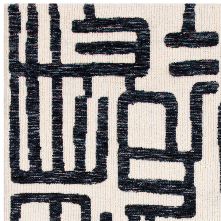 Rug Mason abstract cream dark blue 160x230 cm