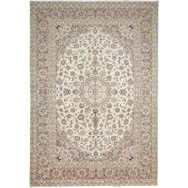 Kashan 197x290 Cm Kashan, Persia, Hand-spun Wool (warp:
