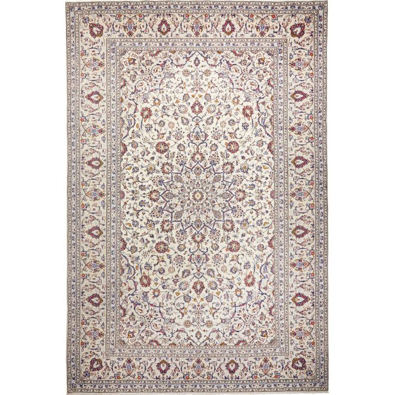Kashan 244x363 Cm Kashan, Persia, Hand-carded Wool (cotton