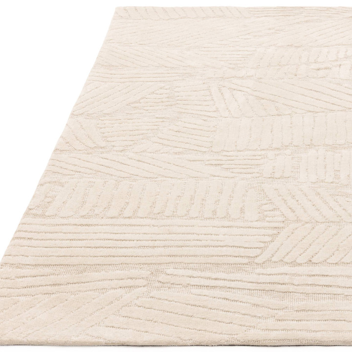Tappeto Mason geometrico beige e avorio 120x170