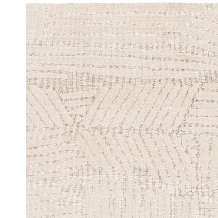 Tappeto Mason geometrico beige e avorio 120x170
