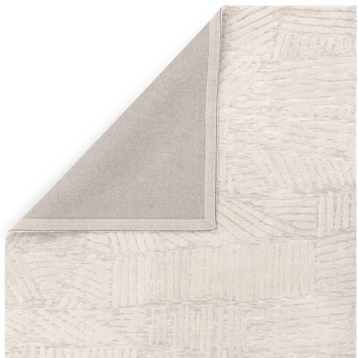 Tappeto Mason geometrico beige e avorio 160x230