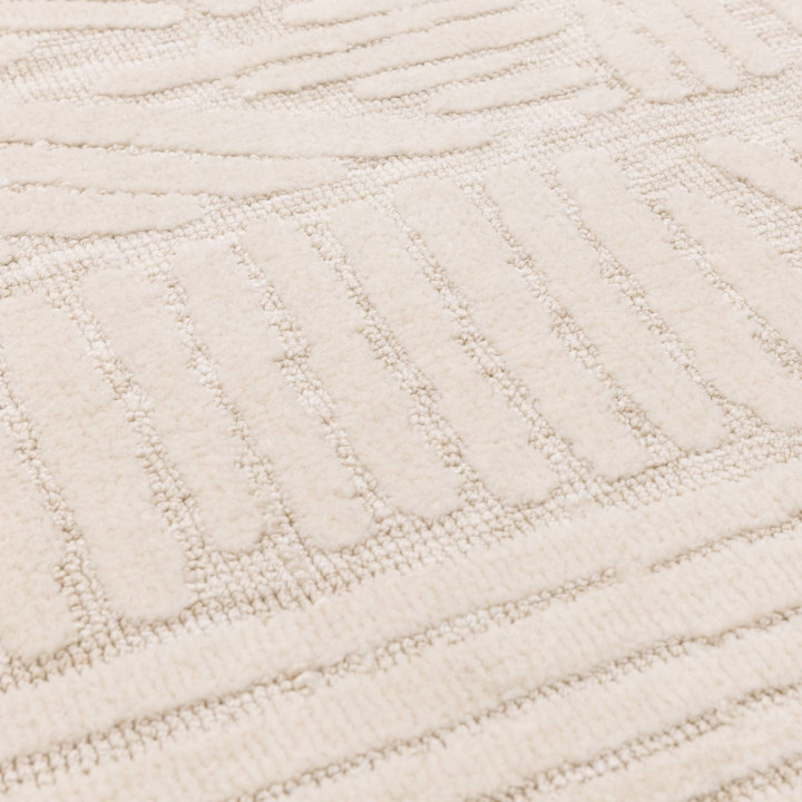 Rug Mason geometric beige ivory 160x230 cm