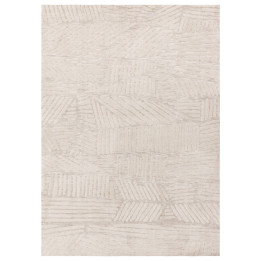 Tappeto Mason geometrico beige e tortora chiaro