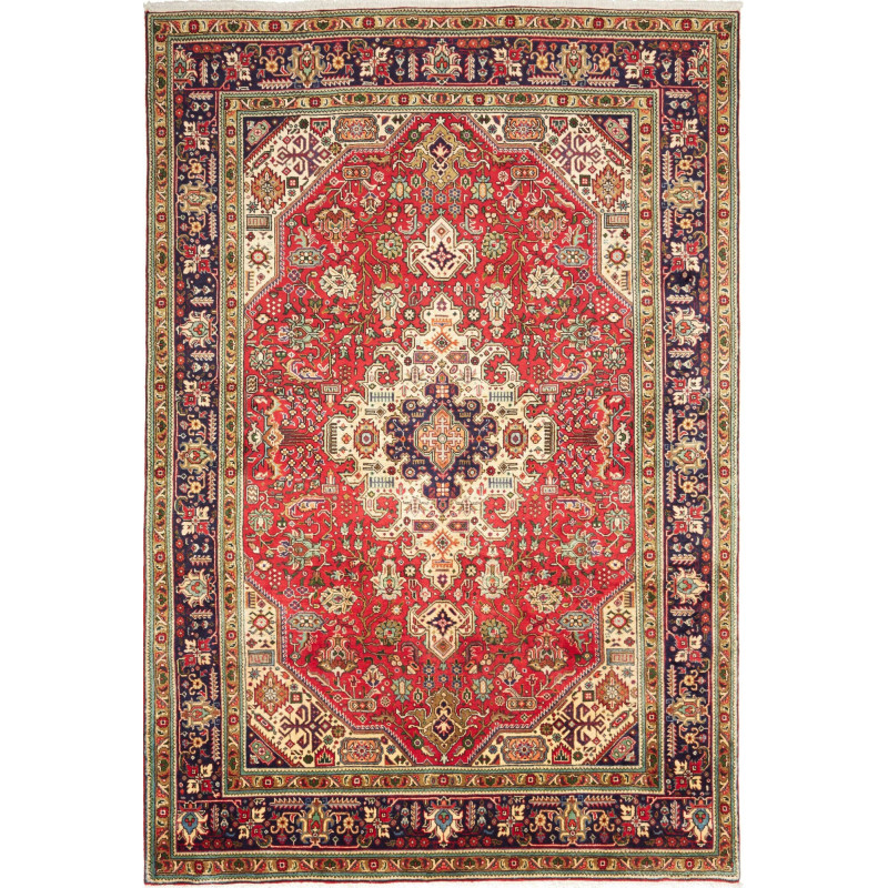 Tabriz 200x296 Cm Tabriz Persia Hand-carded Wool Cotton