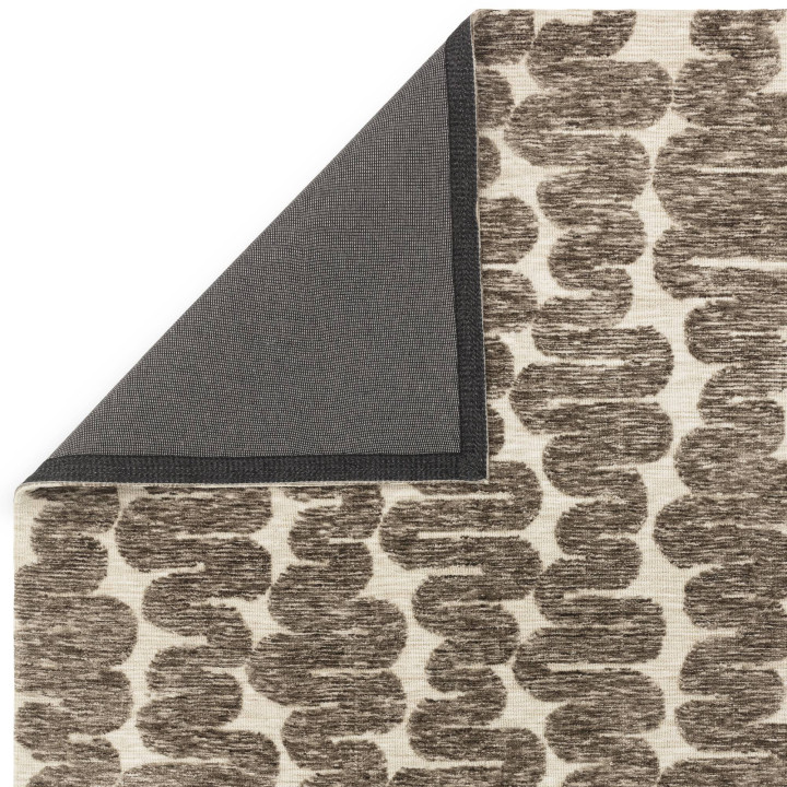Tappeto Mason geometrico marrone e beige 120x170