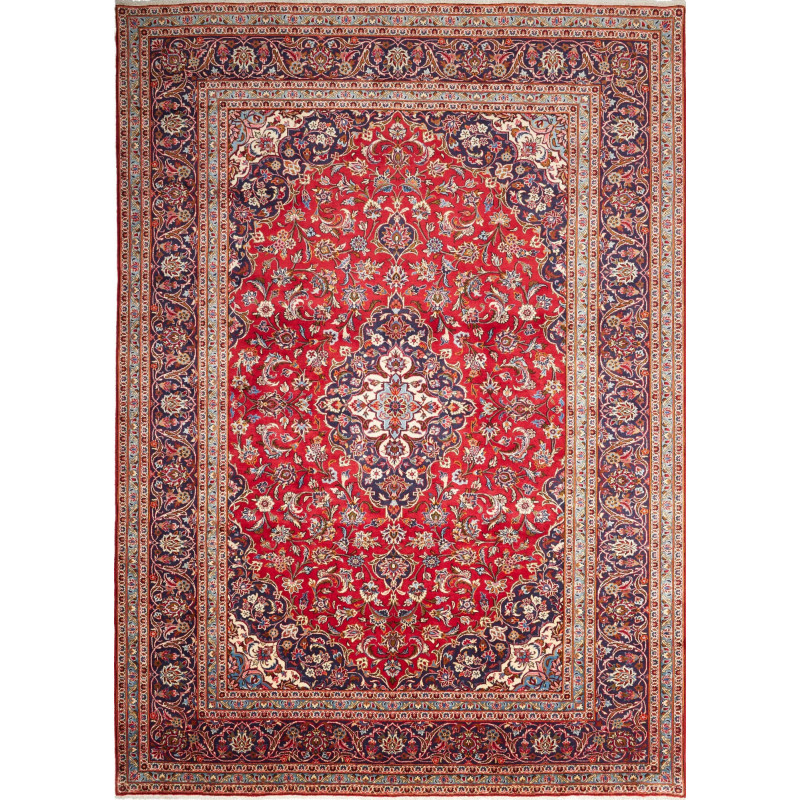 Ardakan 246x343 Cm Ardakan, Persia, Hand-carded Wool (cotton