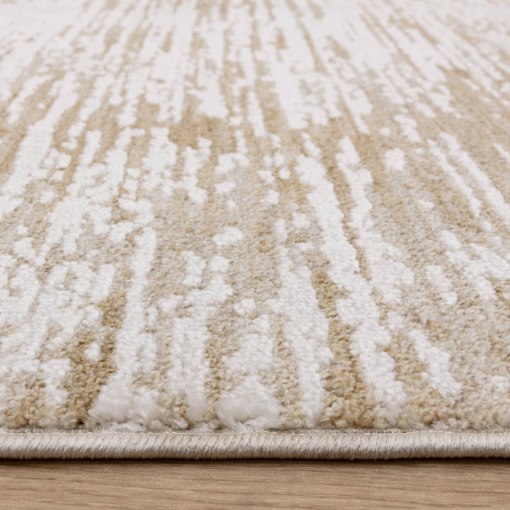 Rug Anders abstract beige ivory light taupe 120x