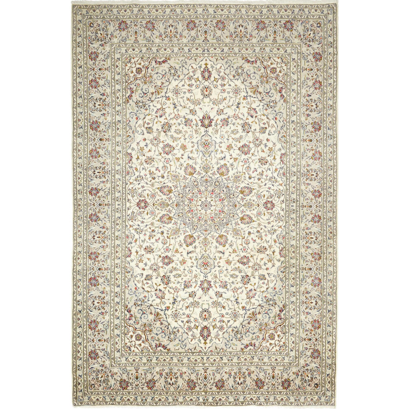 Kashan 202x303 Cm Kashan, Persia, Hand-carded Wool, Cotton