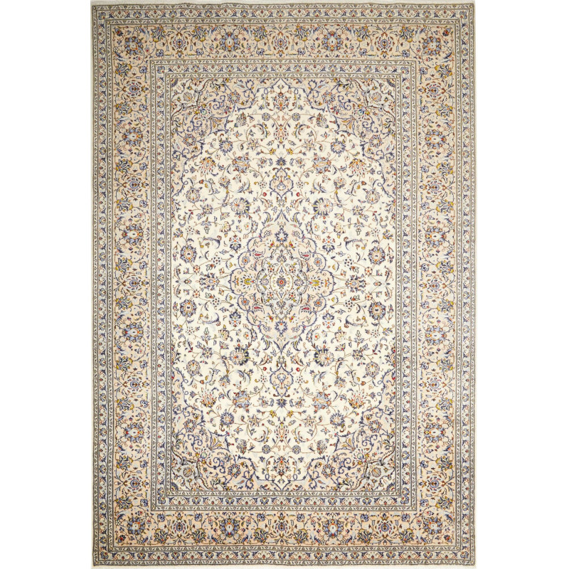 Kashan 240x355 Cm Kashan, Persia, Hand-carded Wool (cotton