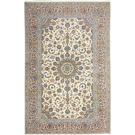Kashan 197x305 Cm Kashan Persia Hand-carded Wool (cotton