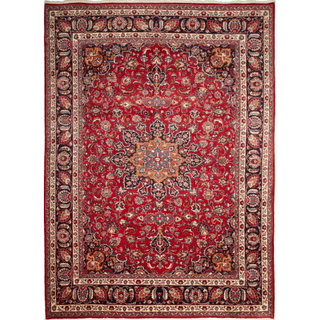 Mashad 244x340 Cm Mashad, Persia, Hand-carded Wool, Cotton,