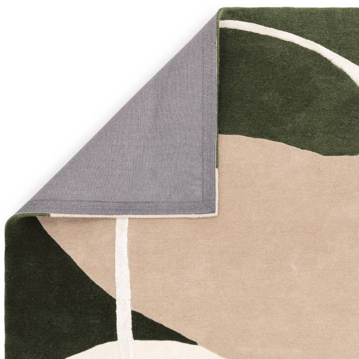 Tappeto Matrix astratto verde oliva e beige 200x