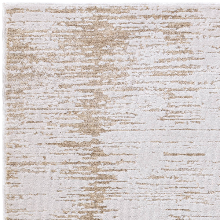 Tappeto Anders astratto beige tortora e bianco 1