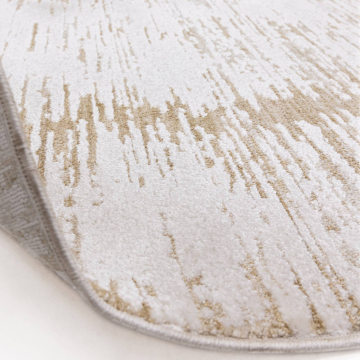 Rug Anders abstract beige taupe and white 160x24