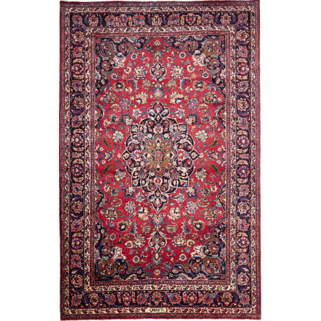 Mashad 204x325 Cm Mashad Persia Hand-carded Wool Cotton