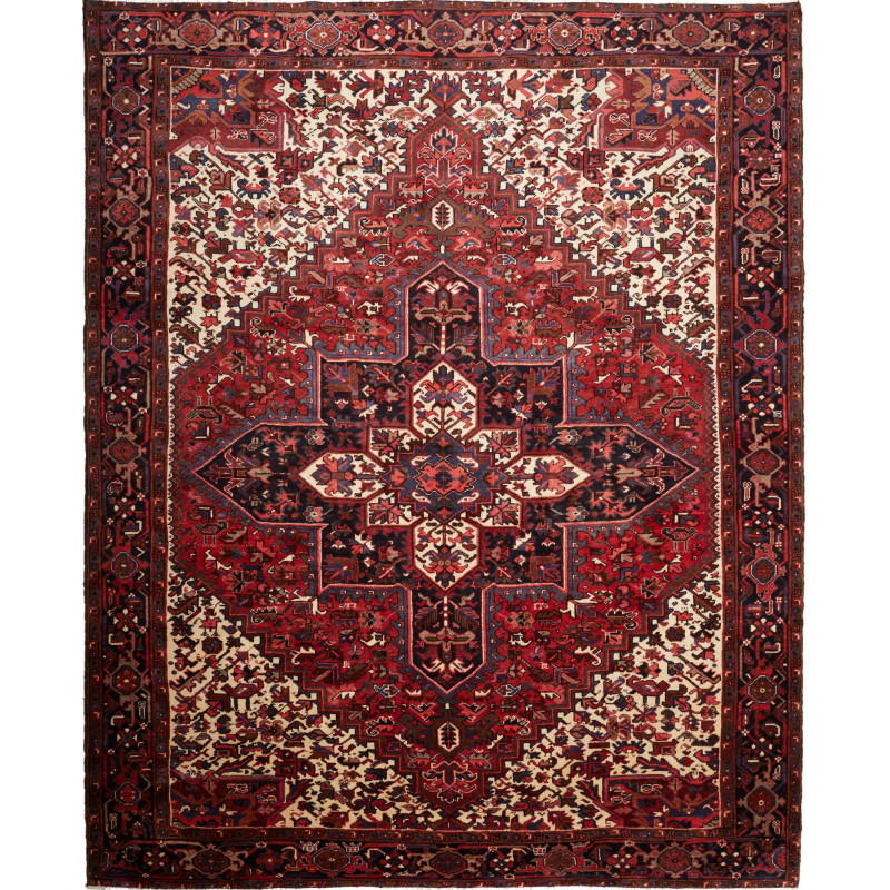 Gorawan 280x342 Cm Gorawan, Persia, Hand-carded Wool (cotton