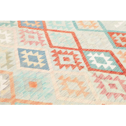 Tappeto Kilim Afghanistan 178x247 Azzurro Coral