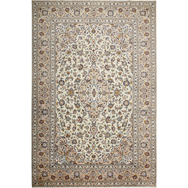 Kashan 237x357 Cm Kashan, Persia, Hand-carded Wool (warp: