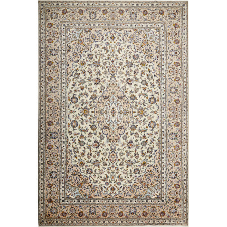 Kashan 237x357 Cm Kashan, Persia, Hand-carded Wool (warp: