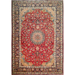 Nadjafabad 255x367 Cm Nadjafabad Persia Hand-carded Wool