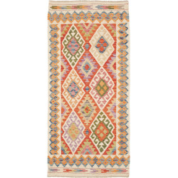 Hand Made Rug Kilim Afghanistan 95x202 Orange R