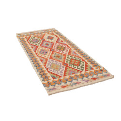 Hand Made Rug Kilim Afghanistan 95x202 Orange R