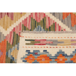 Hand Made Rug Kilim Afghanistan 99x192 Orange M