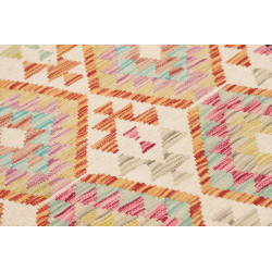 Hand Made Rug Kilim Afghanistan 104x193 Cream M