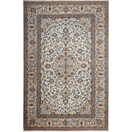 Kashan 195x294 Cm Kashan, Persia, Hand-carded Wool (warp: