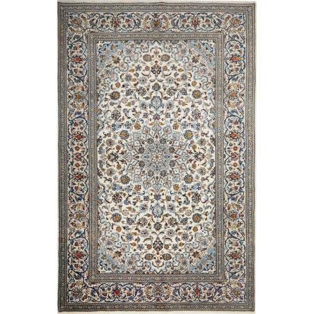 Kashan 197x308 Cm Kashan, Persia, Hand-carded Wool (warp: