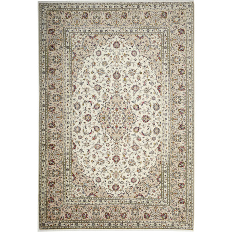 Kashan 200x290 Cm Kashan, Persia, Hand-carded Wool (cotton