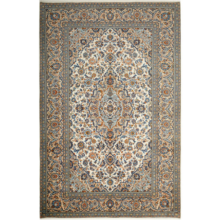 Kashan 200x304 Cm Kashan, Persia, Hand-carded Wool (cotton