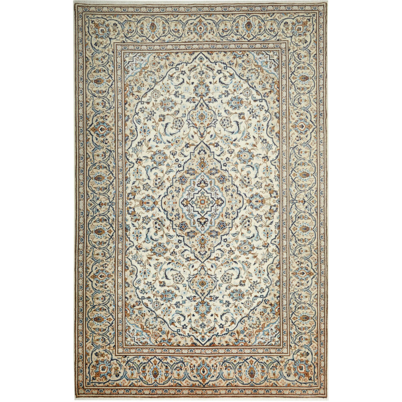 Kashan 198x308 Cm Kashan, Persia, Hand-carded Wool (warp: