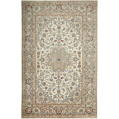 Kashan 193x300 Cm Kashan, Persia, Hand-carded Wool (cotton