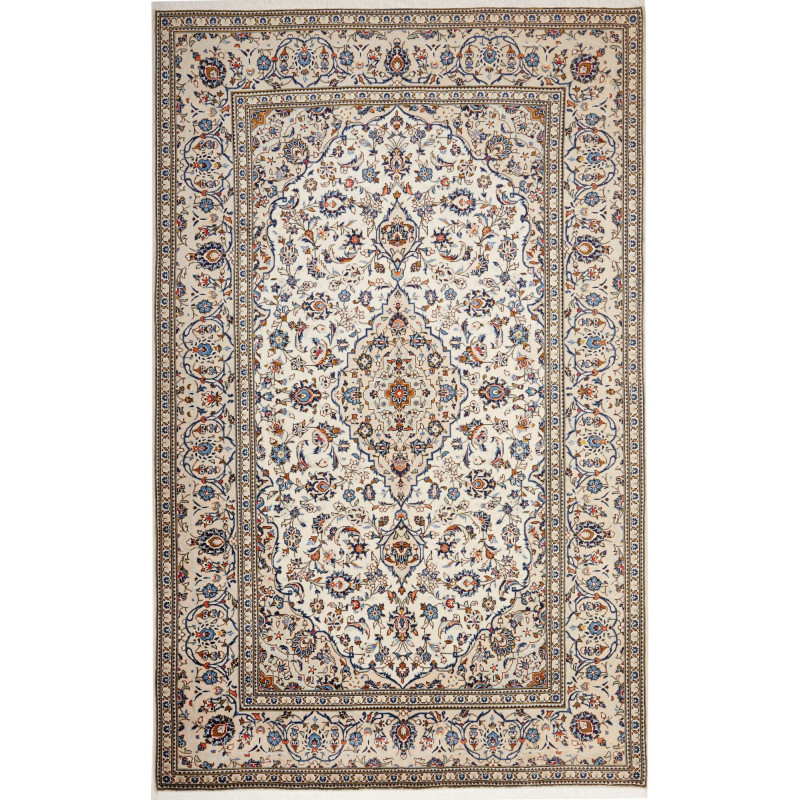Kashan 193x306 Cm Kashan, Persia, Hand-carded Wool,
