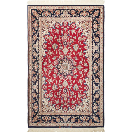 Isfahan 108x174 Cm Isfahan, Persia, Wool And Silk (cotton