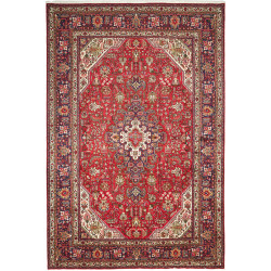 Tabriz 204x304 Cm Tabriz Persia Hand-carded Wool Cotton