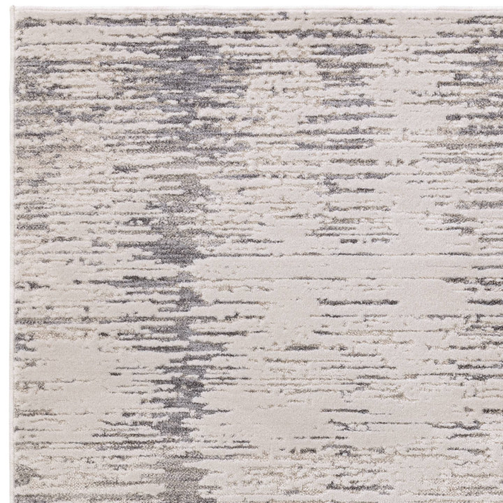 Tappeto Anders astratto grigio e beige 120x160 c