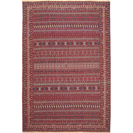Rug Souzani Kilim Persia 196x293 Burgundy Red N