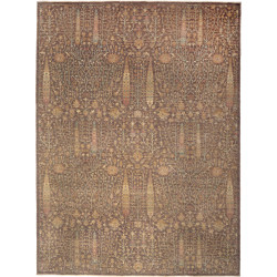 Rug Shahi Fine Pakistan 251x335 Dark Brown Taup