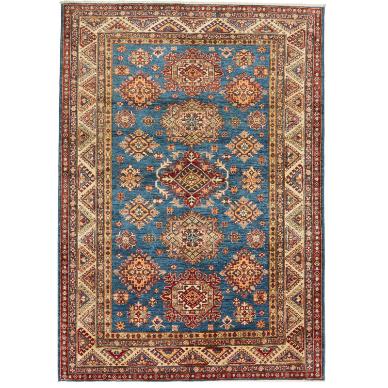 Kazak Fine 170x240 Cm Kazak Fine, Pakistan, Hand-carded