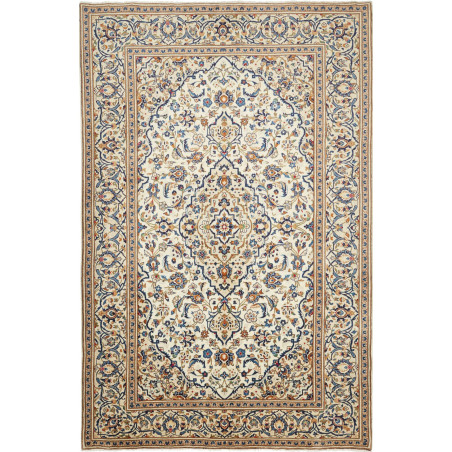 Kashan 195x305 Cm Kashan, Persia, Hand-carded Wool, Cotton