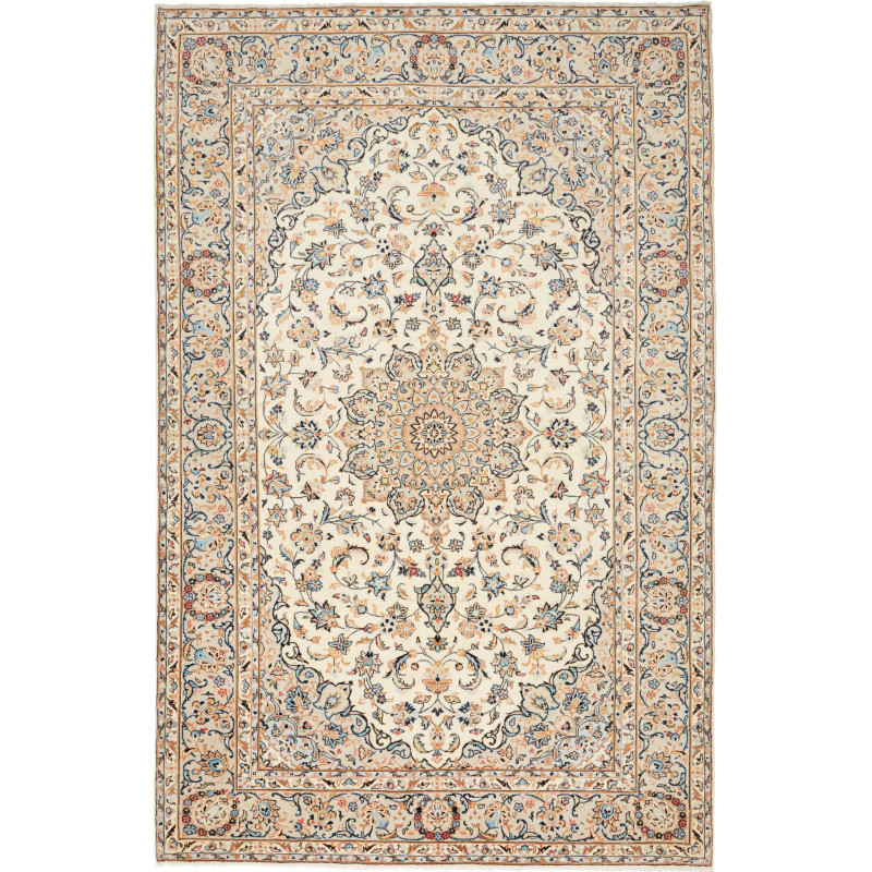 Kashan 200x304 Cm Kashan, Persia, Hand-carded Wool (warp: