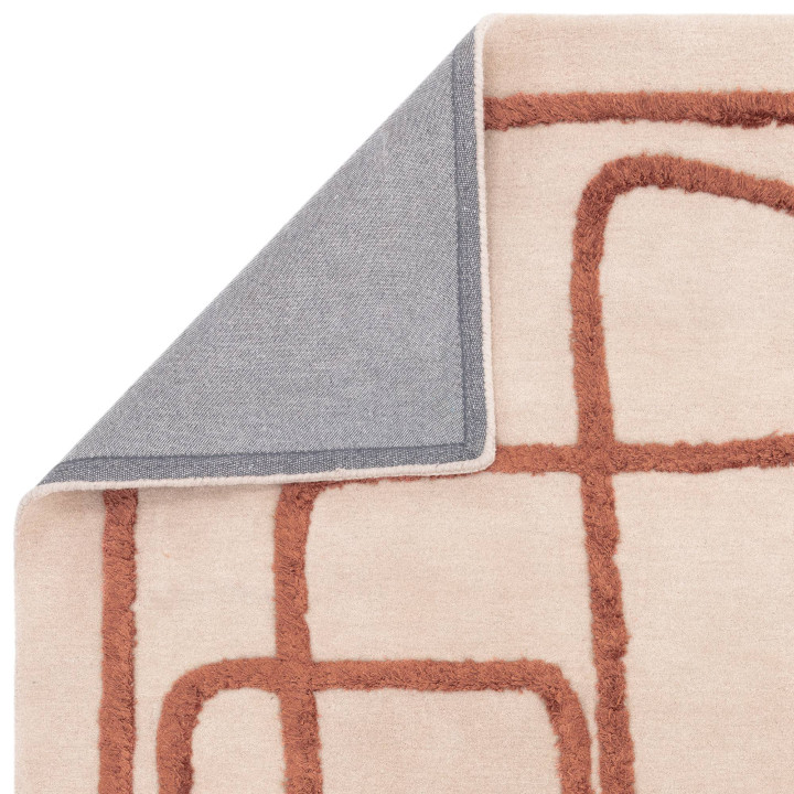 Tappeto Matrix astratto beige e marrone 120x170
